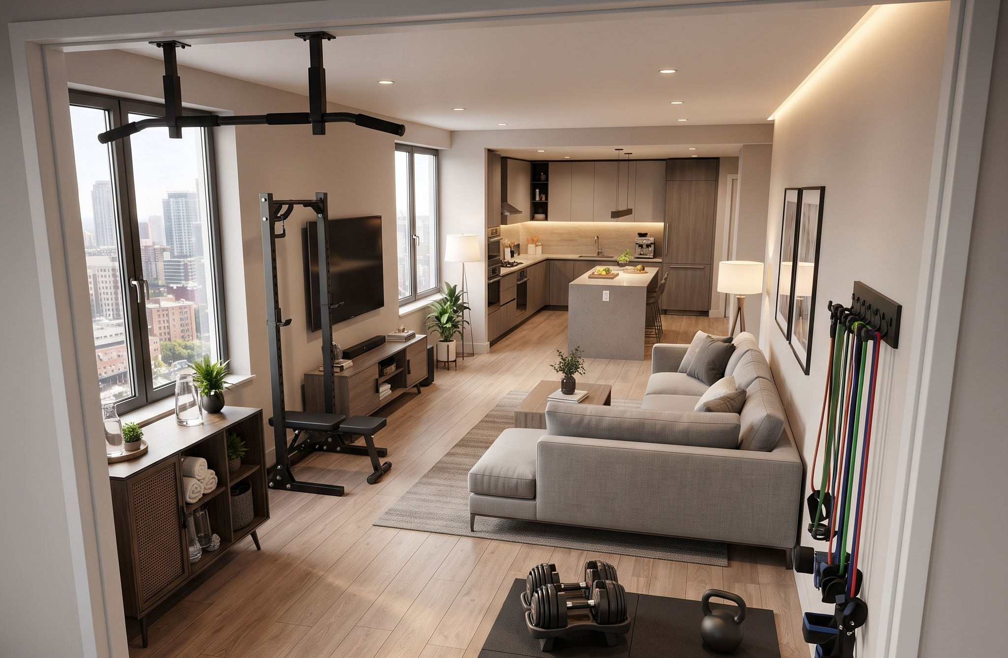 Apartment Home Gym Setup: How to Train Seriously Without a Dedicated Space