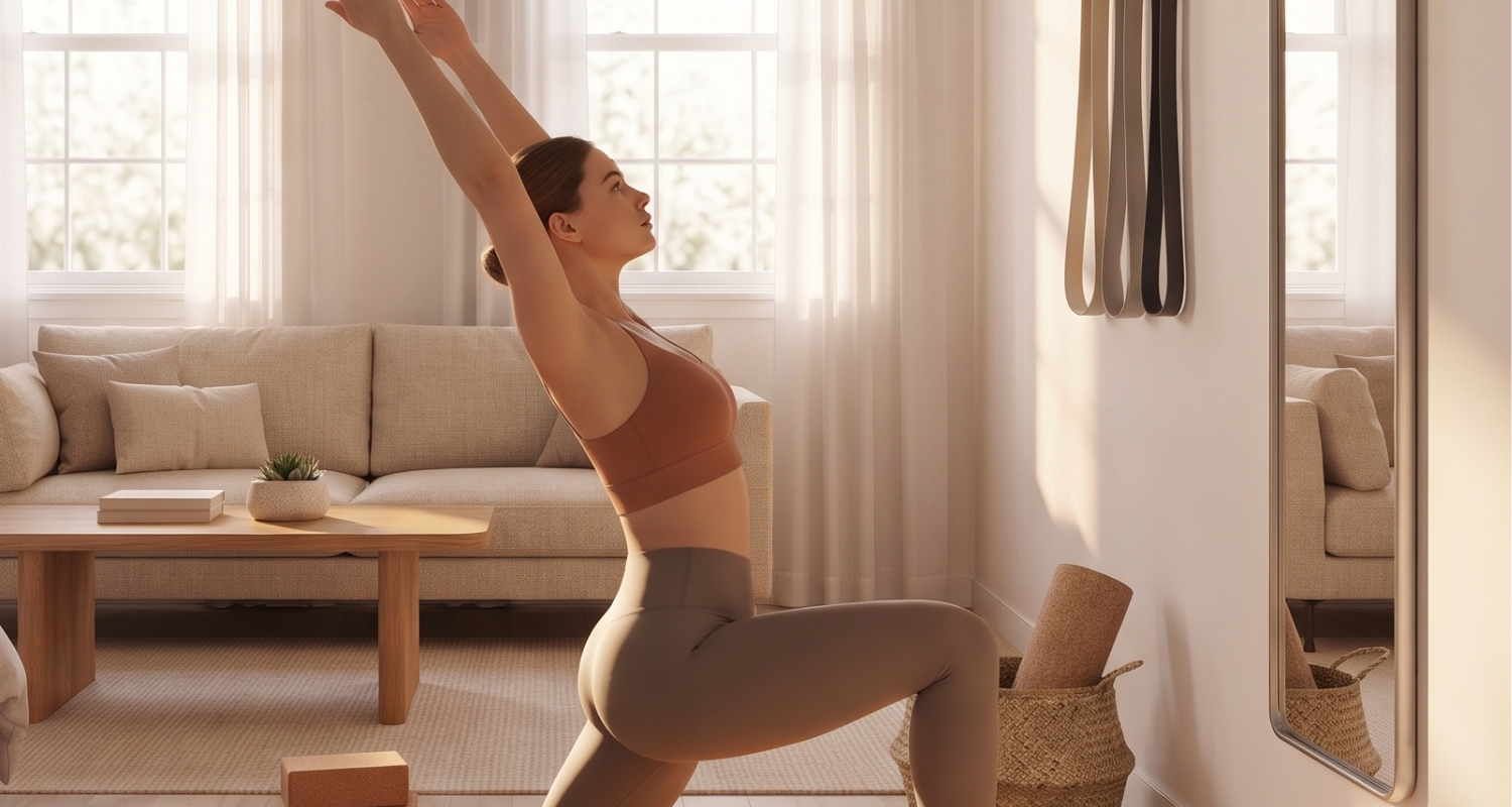 The Clean Minimalist Living Room Gym: How to Build a Training Space That Disappears When You Need It To